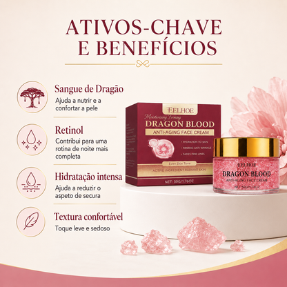 Creme Hidratante Anti-Idade com Retinol e Sangue de Dragão