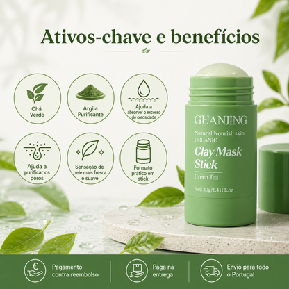 GreenClear™ Máscara Stick de Chá Verde